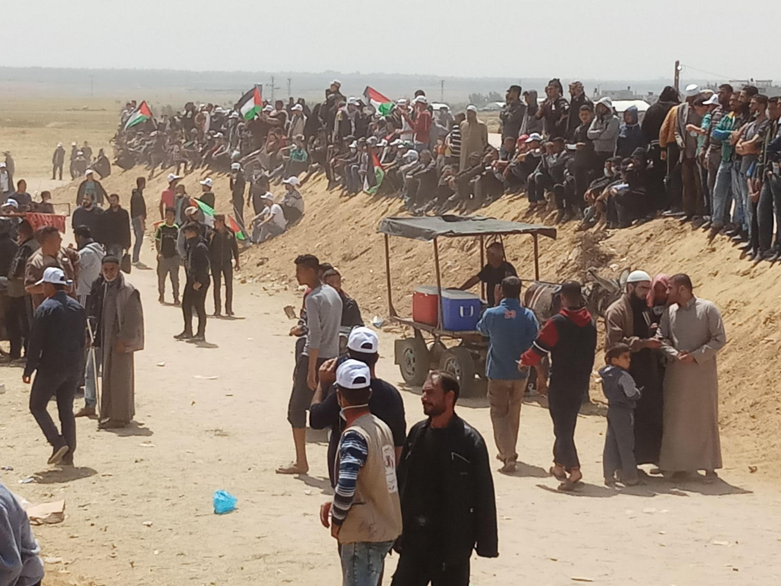 جمعة الكاوتشوك: إصابات في تجدد اعتداءات الجيش الاسرائيلي